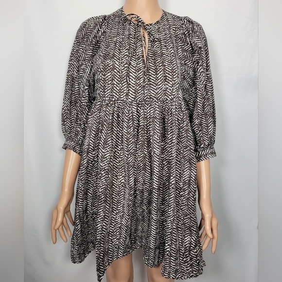 Banana Republic 100% Cotton Print Dress - Picture 1 of 10